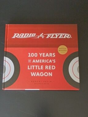 Radio Flyer "100 Years of America's Little Red Wagon" Red Decorative Book